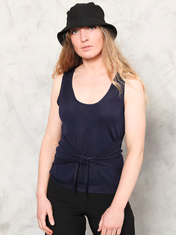 Navy armani jeans top