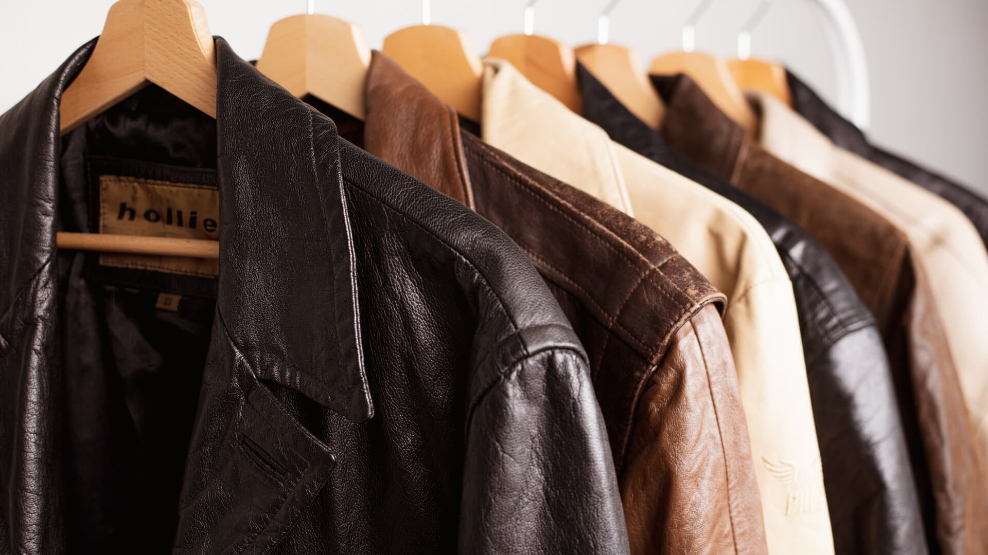 Vintage men leather coats
