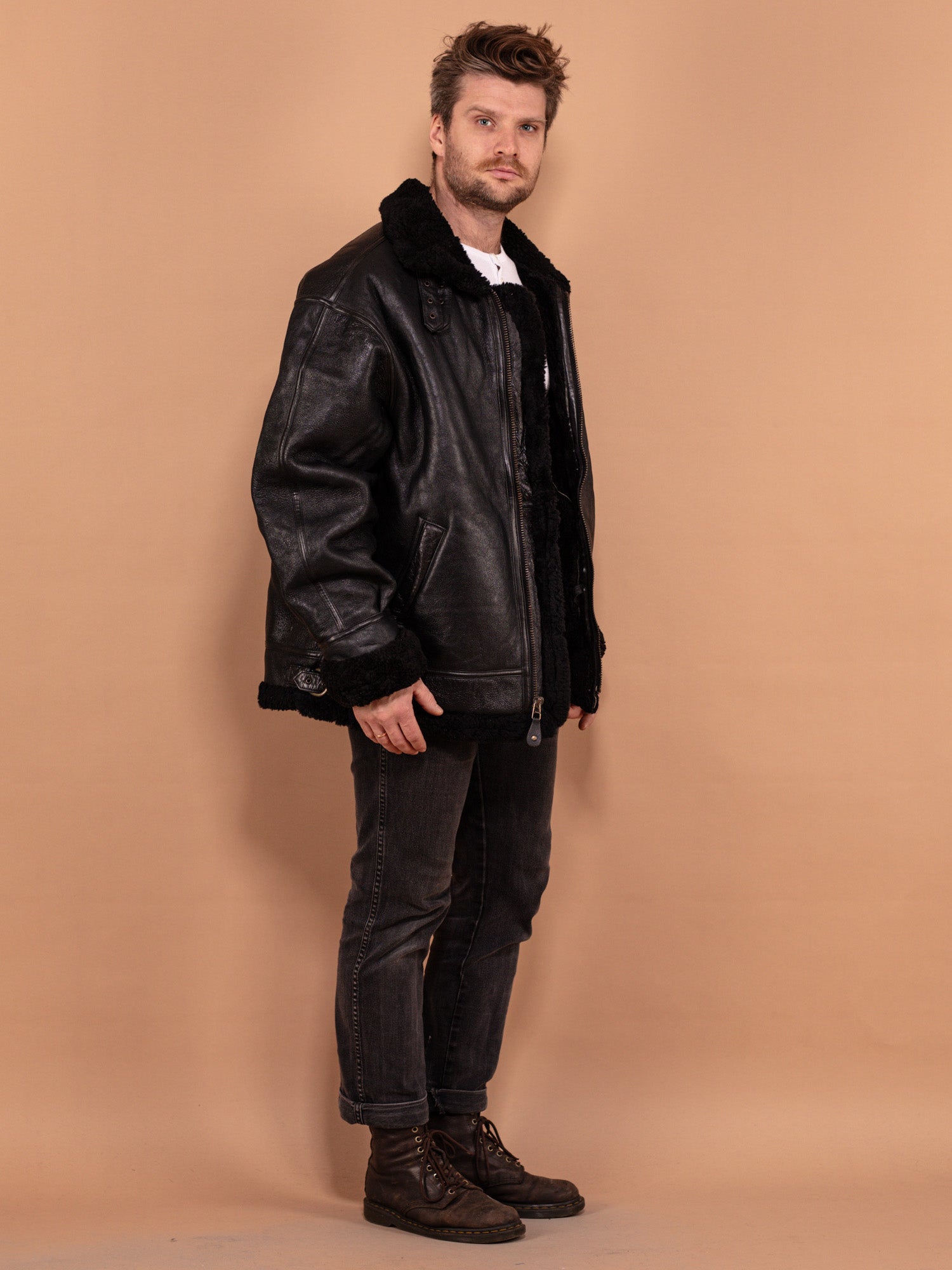 Online Vintage Store | 90's Men B-3 Style Aviator Jacket | Northern Grip –  NorthernGrip