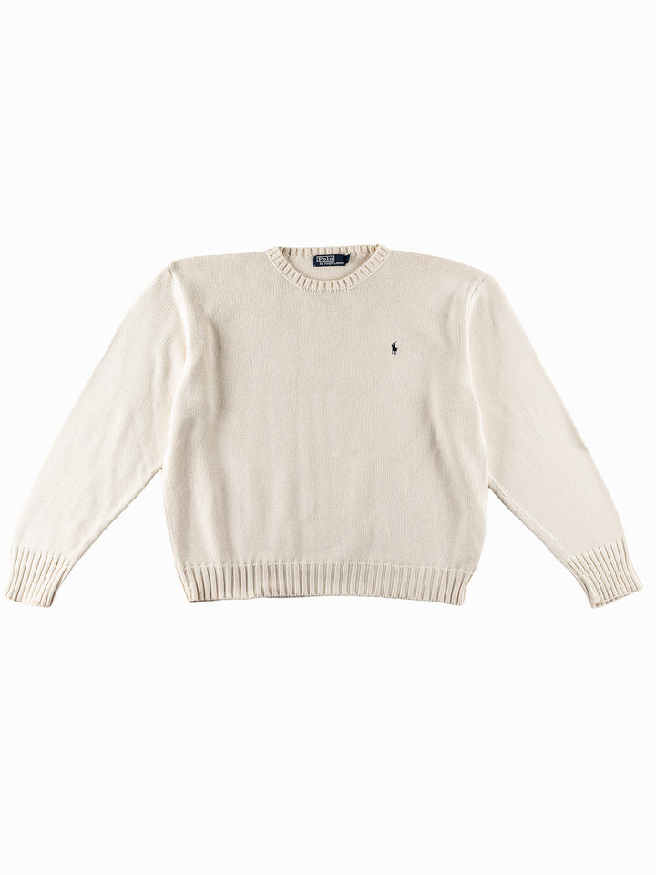 Vintage 00's Ralph Lauren Sweater in White