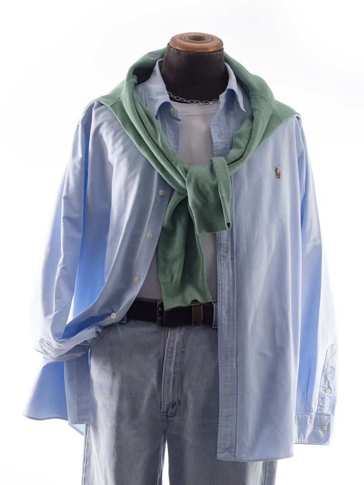 Vintage 00's Men Ralph Lauren Shirt in Blue