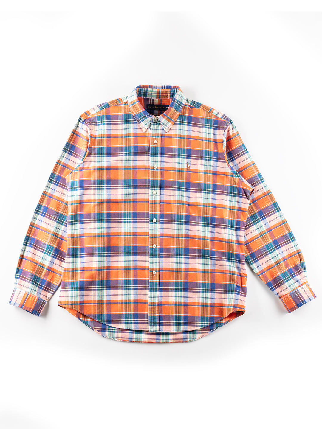 Vintage 00's Men Ralph Lauren Shirt in Orange
