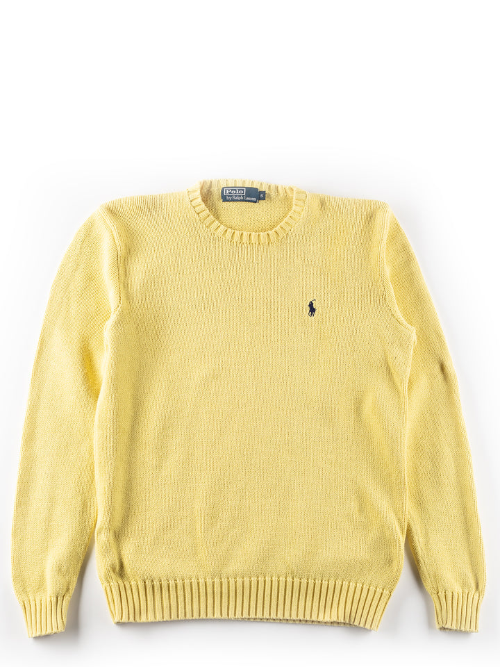 Vintage 00's Men Ralph Lauren Sweater in Yellow