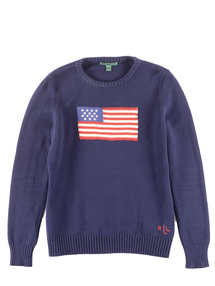 Vintage 00's Ralph Lauren Sweater in Blue