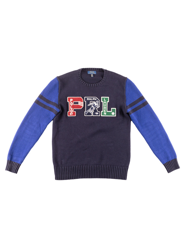 Vintage 00's Men Ralph Lauren Sweater in Blue