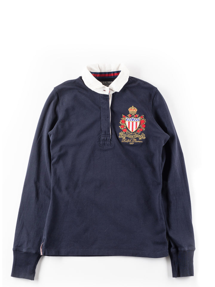 Vintage 00's Ralph Lauren Crest Rugby Shirt
