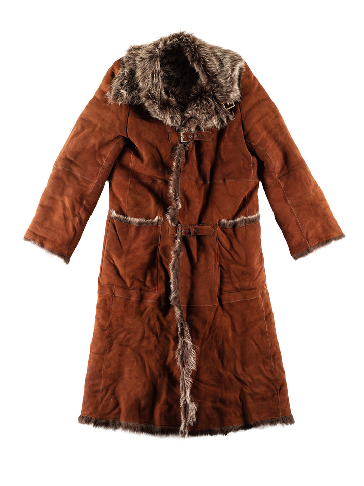 Vintage 70's Women Sheepskin Coat in MN819
