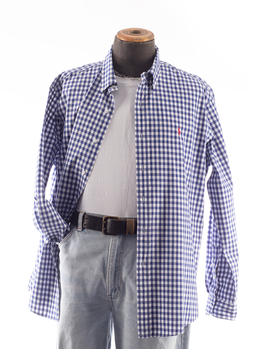 Vintage 00's Men Ralph Lauren Shirt in Blue