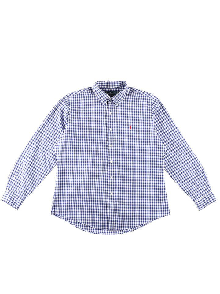 Vintage 00's Men Ralph Lauren Shirt in Blue