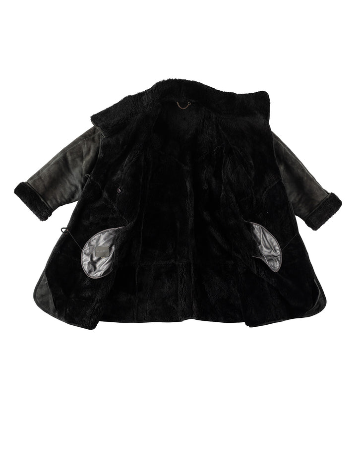 Vintage 80's Women Sheepskin Coat in MN468
