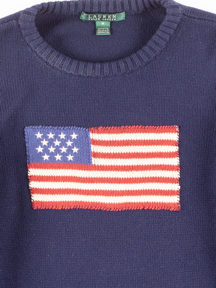 Vintage 00's Ralph Lauren Sweater in Blue