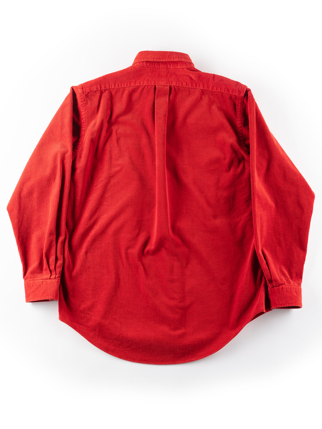 Vintage 00's Men Ralph Lauren Corduroy Shirt in Red