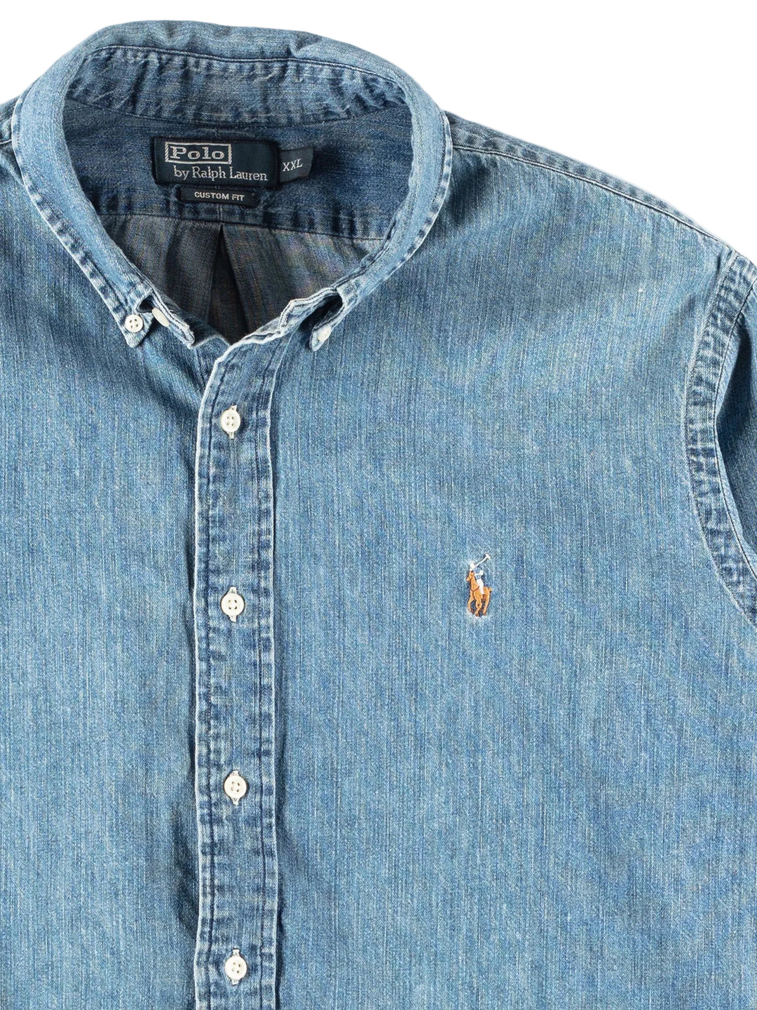 Vintage 90's Men Ralph Lauren Shirt in Blue