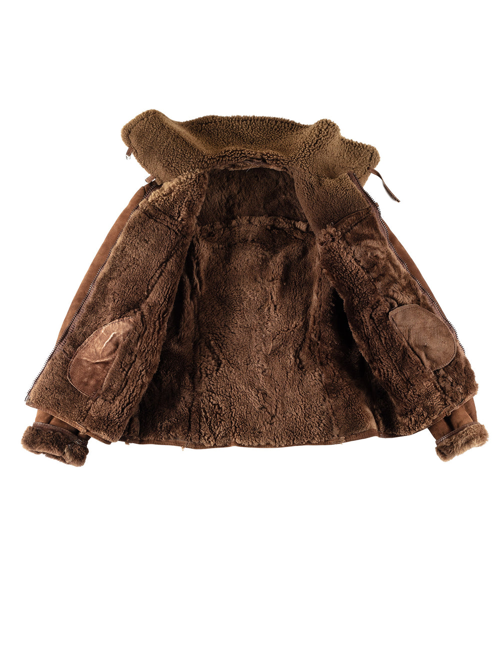 Vintage 70's Men Sheepskin Jacket in BrownVN653