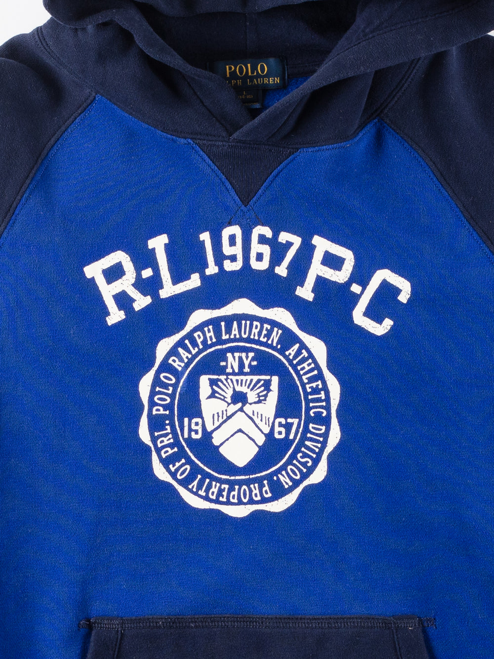 Vintage 00's Men Ralph Lauren Hoodie in Blue