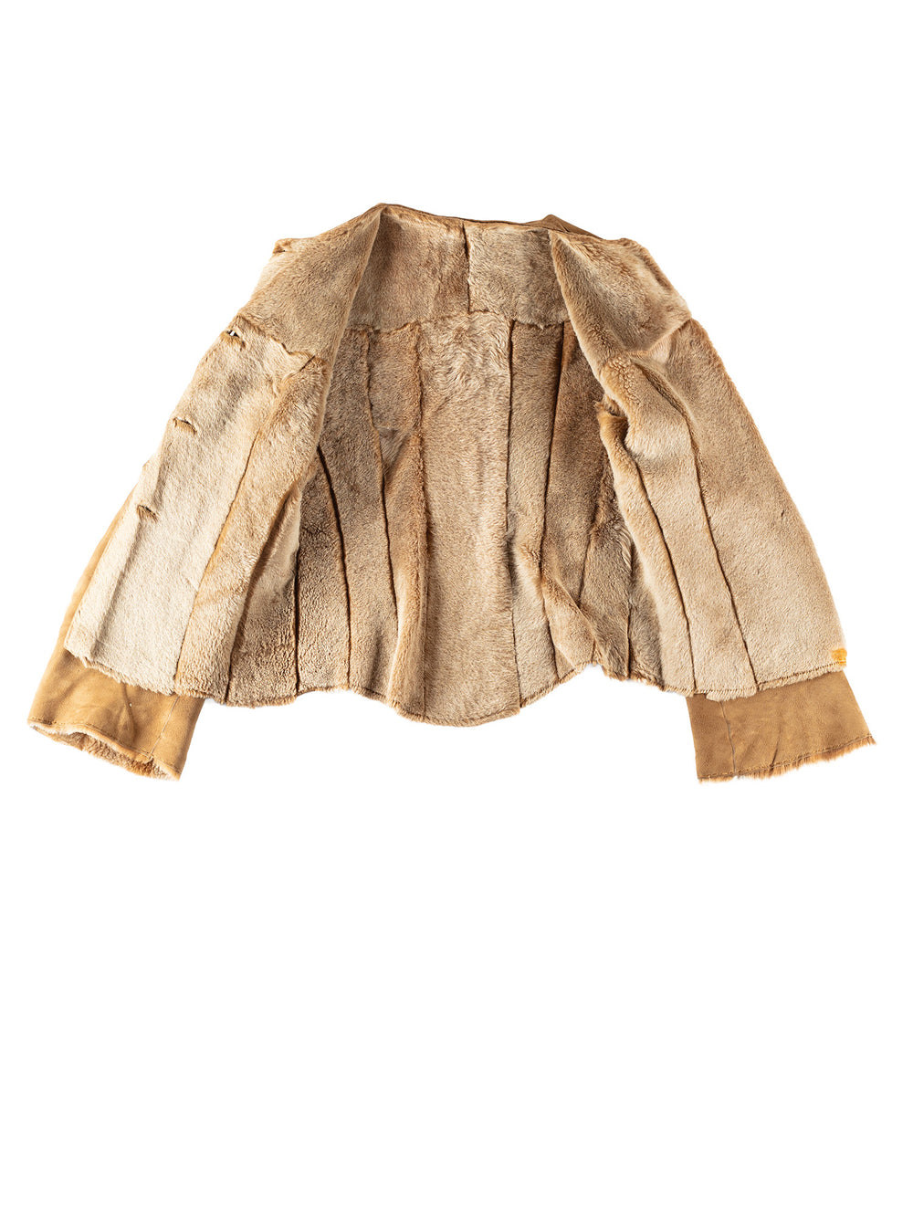 Vintage 70's Women Sheepskin Jacket in BrownMN353