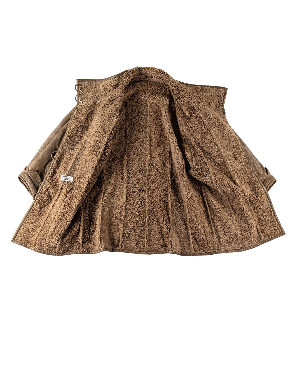 Vintage 80's Women Sheepskin Coat in BrownMN529