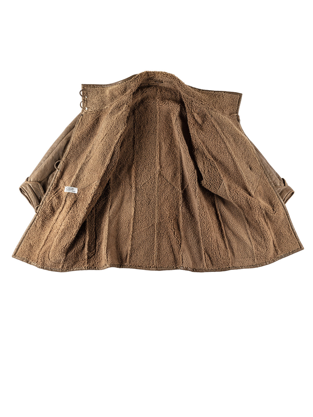 Vintage 80's Women Sheepskin Coat in BrownMN529