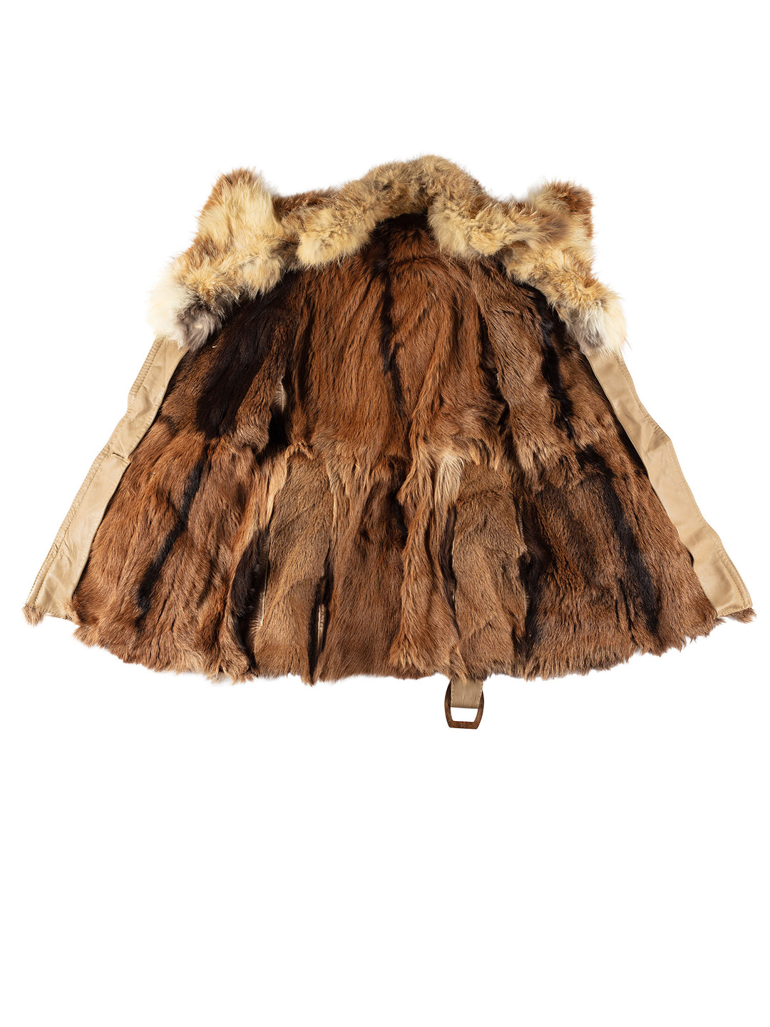 Vintage 70's Women Sheepskin Coat in BeigeMN623