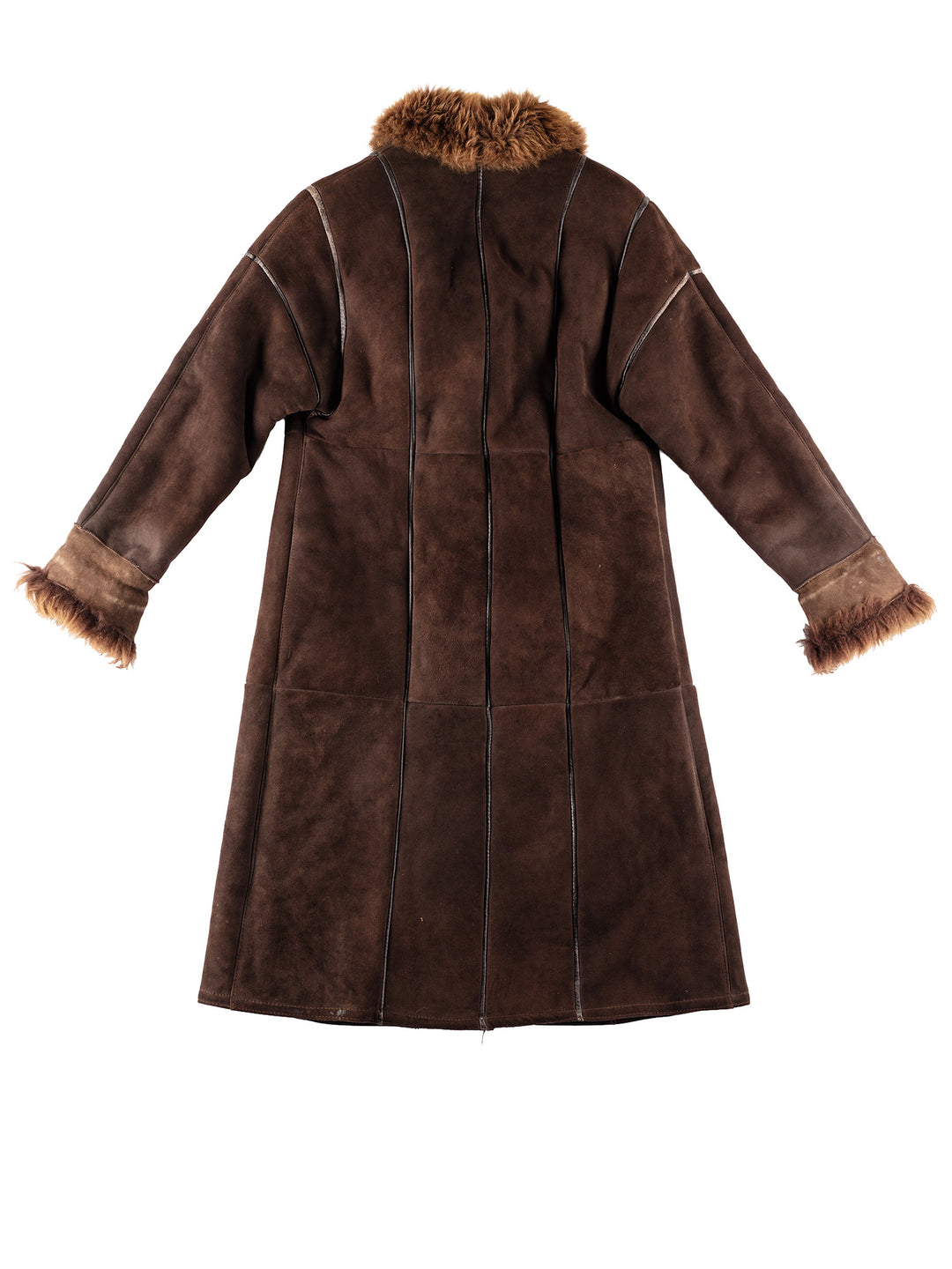 Vintage 70's Women Sheepskin Coat in BrownMN329