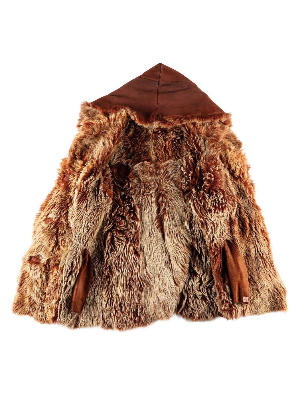 Vintage 70's Women Sheepskin Coat in BrownMN795