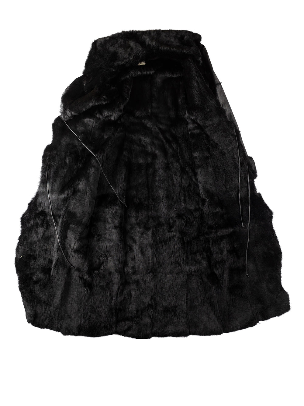 Vintage 70's Women Fur Coat in BlackMN342