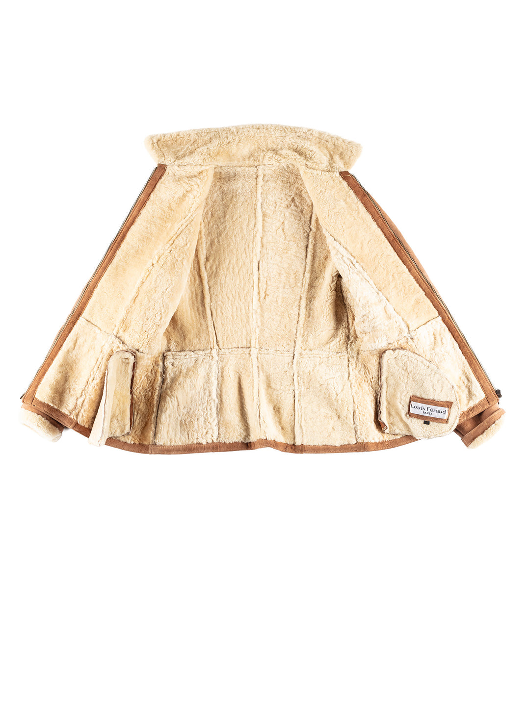 Vintage 70's Women Sheepskin Vest in BrownMN406