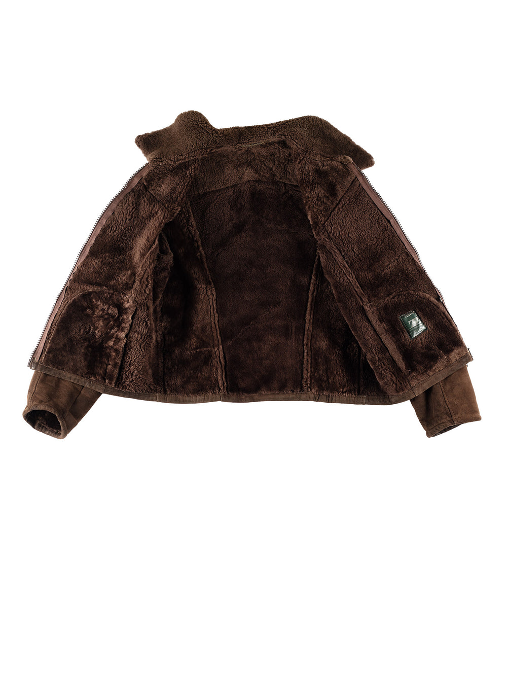 Vintage 70's Men Sheepskin Jacket in BrownVN652