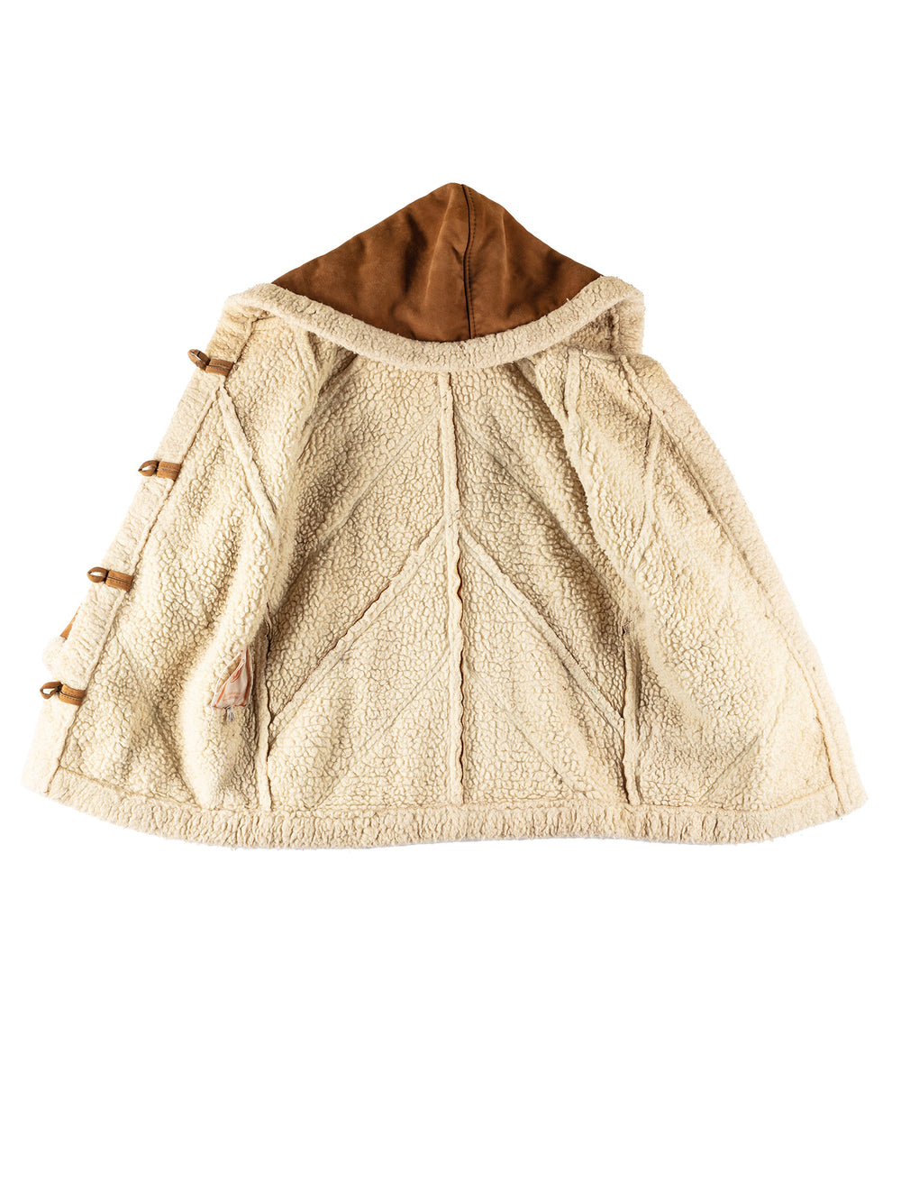 Vintage 70's Women Sheepskin Coat in BrownMN602