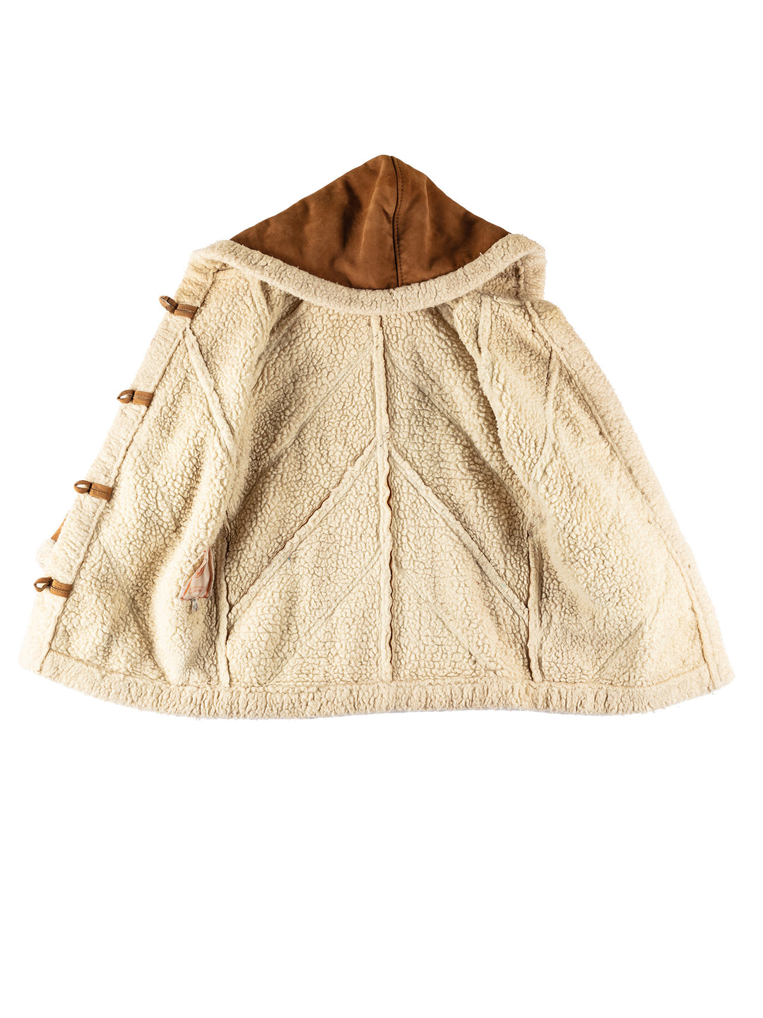 Vintage 70's Women Sheepskin Coat in BrownMN602