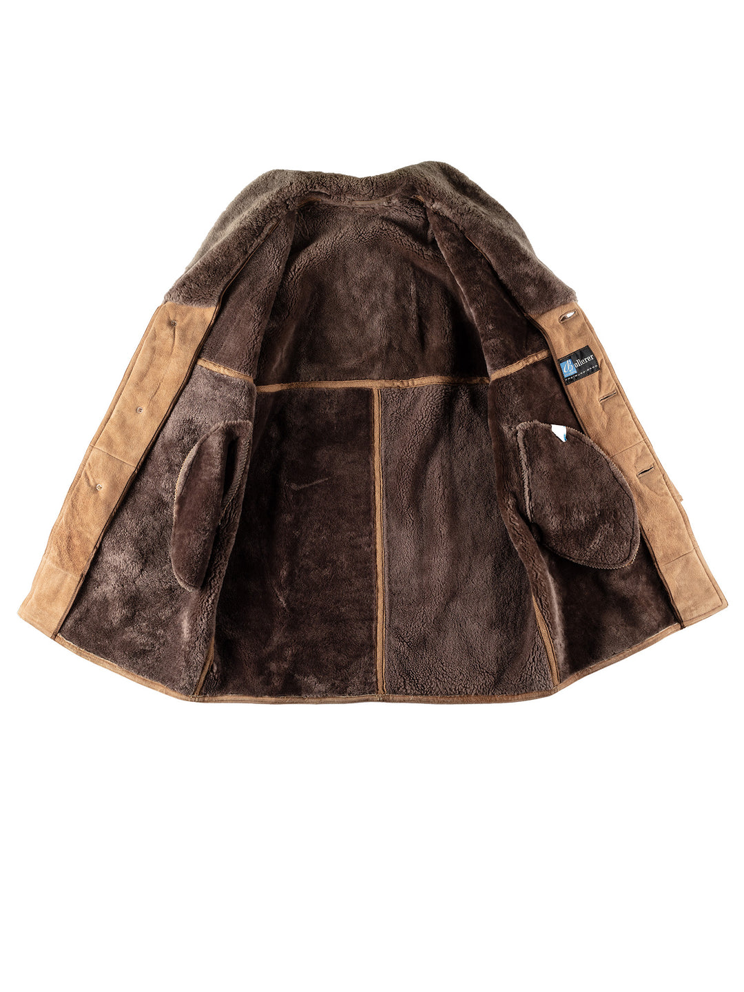 Vintage 70's Men Sheepskin Coat in BeigeVN525