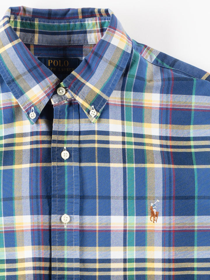 Vintage 00's Men Ralph Lauren Shirt in Blue