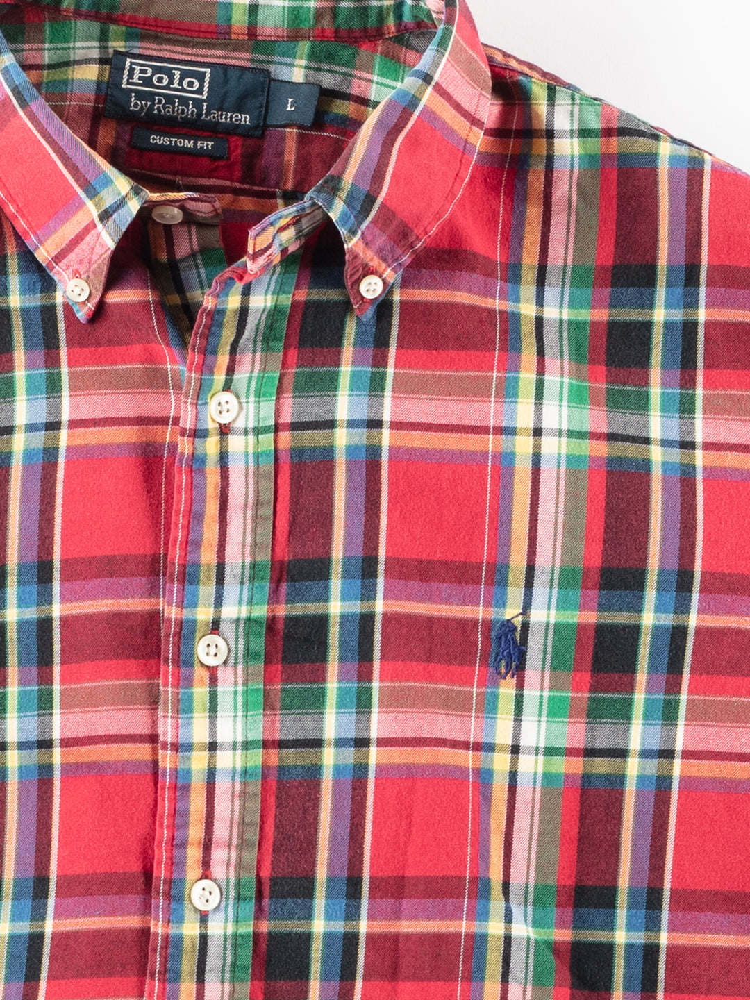 Vintage 90's Men Ralph Lauren Shirt in Red