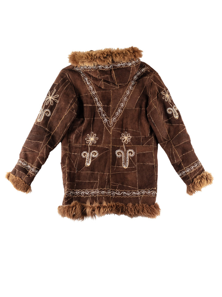 Vintage 70's Women Sheepskin Coat in BrownMN287