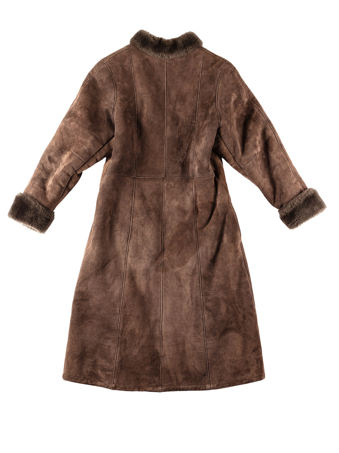 Vintage 70's Women Sheepskin Coat in BrownMN291