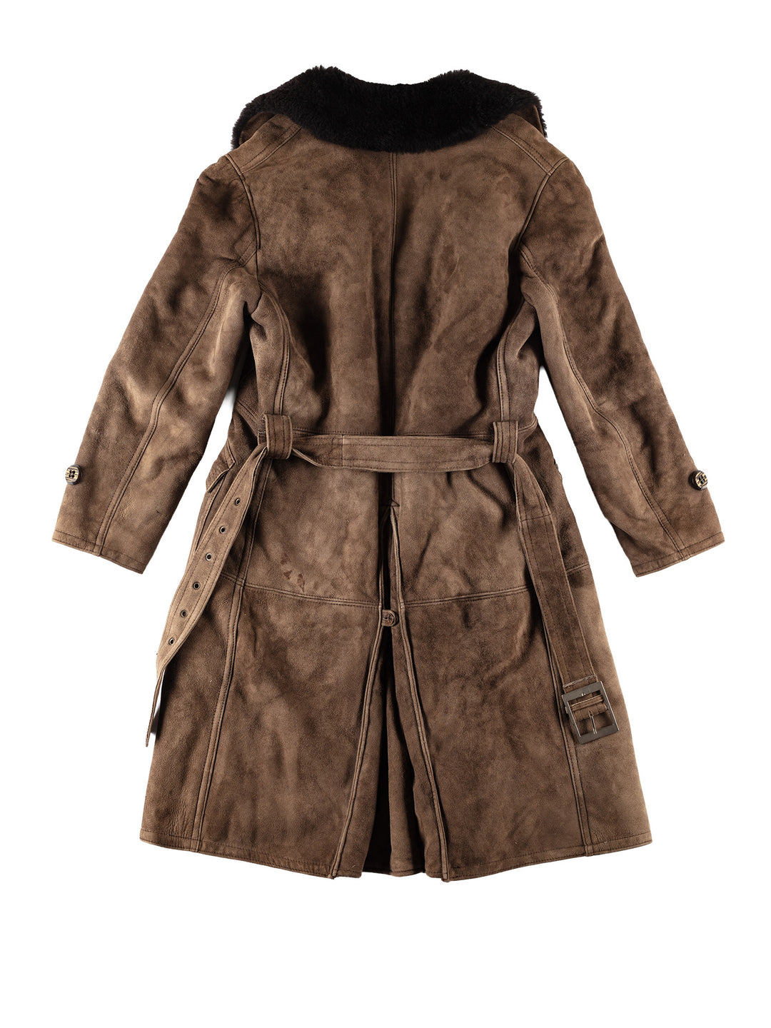 Vintage 70's Men Sheepskin Coat in BrownVN724