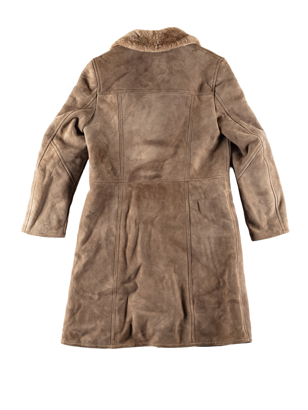 Vintage 70's Men Sheepskin Coat in BeigeVN785