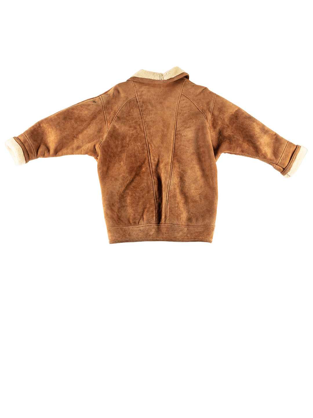 Vintage 80's Women Sheepskin Coat in BrownMN397