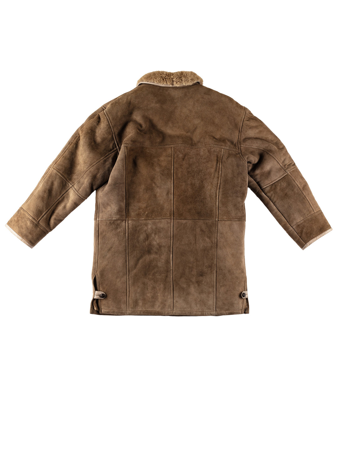 Vintage 70's Men Sheepskin Coat in BrownVN544