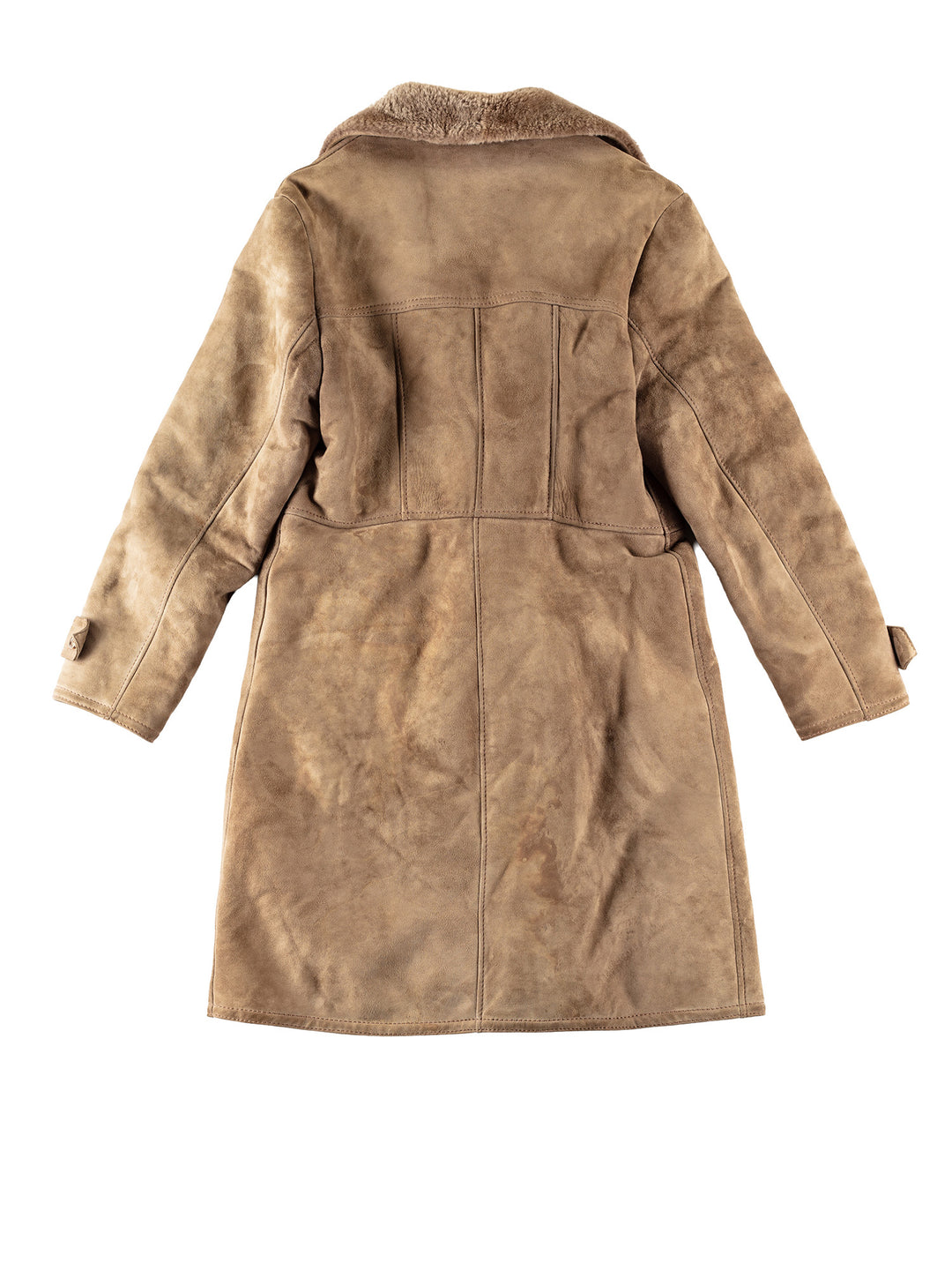 Vintage 70's Men Sheepskin Coat in BeigeVN723