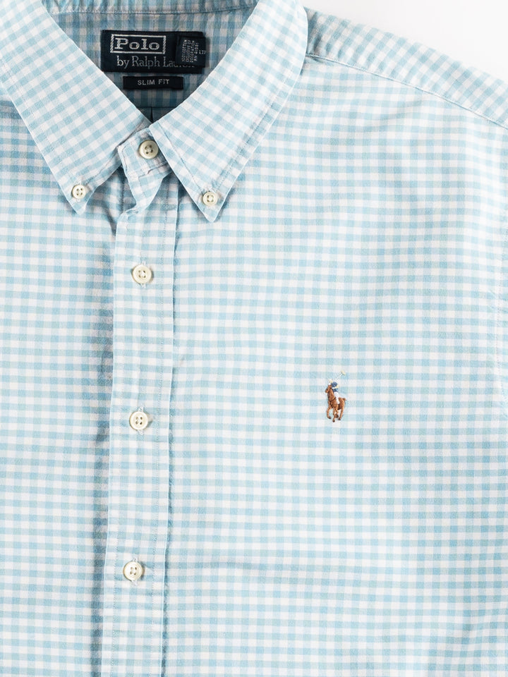 Vintage 00's Men Ralph Lauren Shirt in Blue