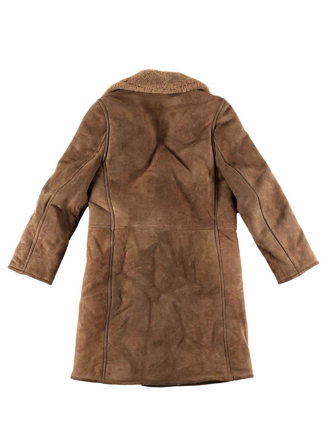 Vintage 70's Men Sheepskin Vest in BrownVN580