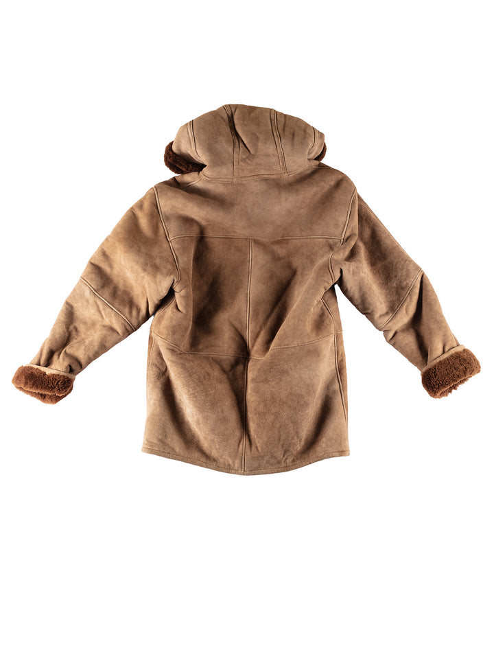 Vintage 70's Women Sheepskin Coat in BrownMN441