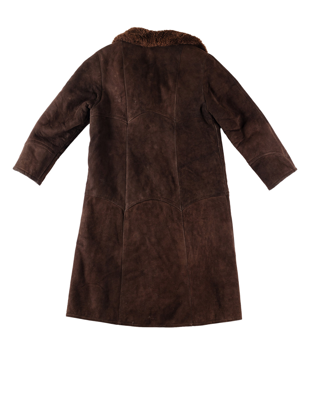 Vintage 70's Women Sheepskin Coat in BrownMN290