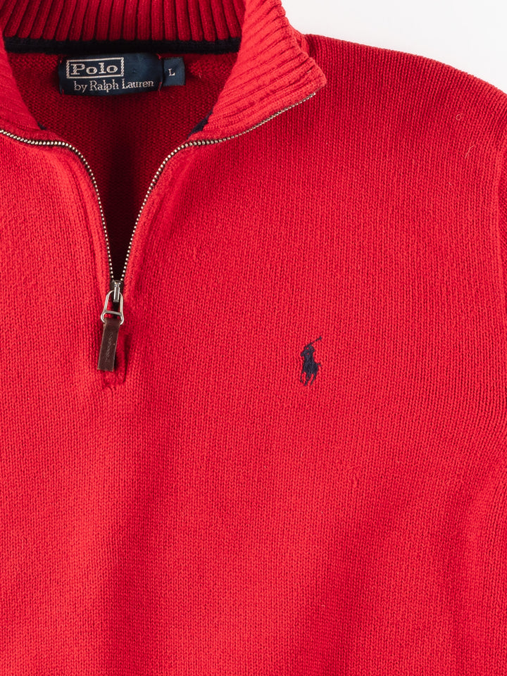 Vintage 00's Men Ralph Lauren Sweater in Red