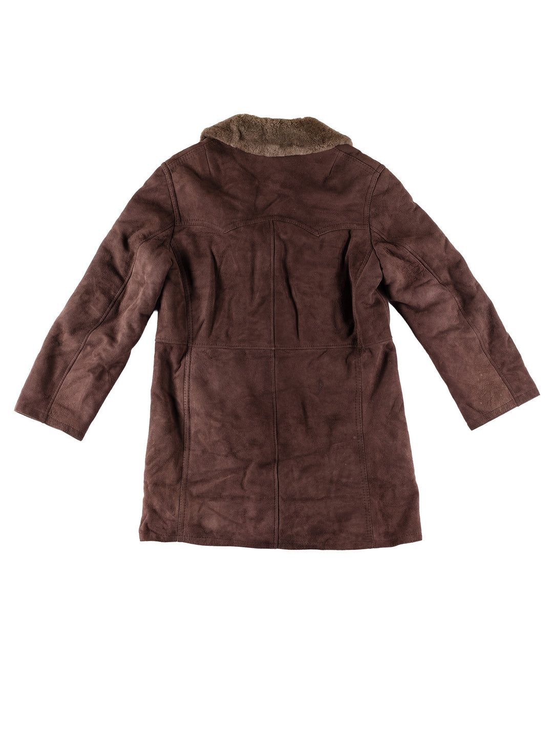 Vintage 70's Men Sheepskin Coat in BrownVN570