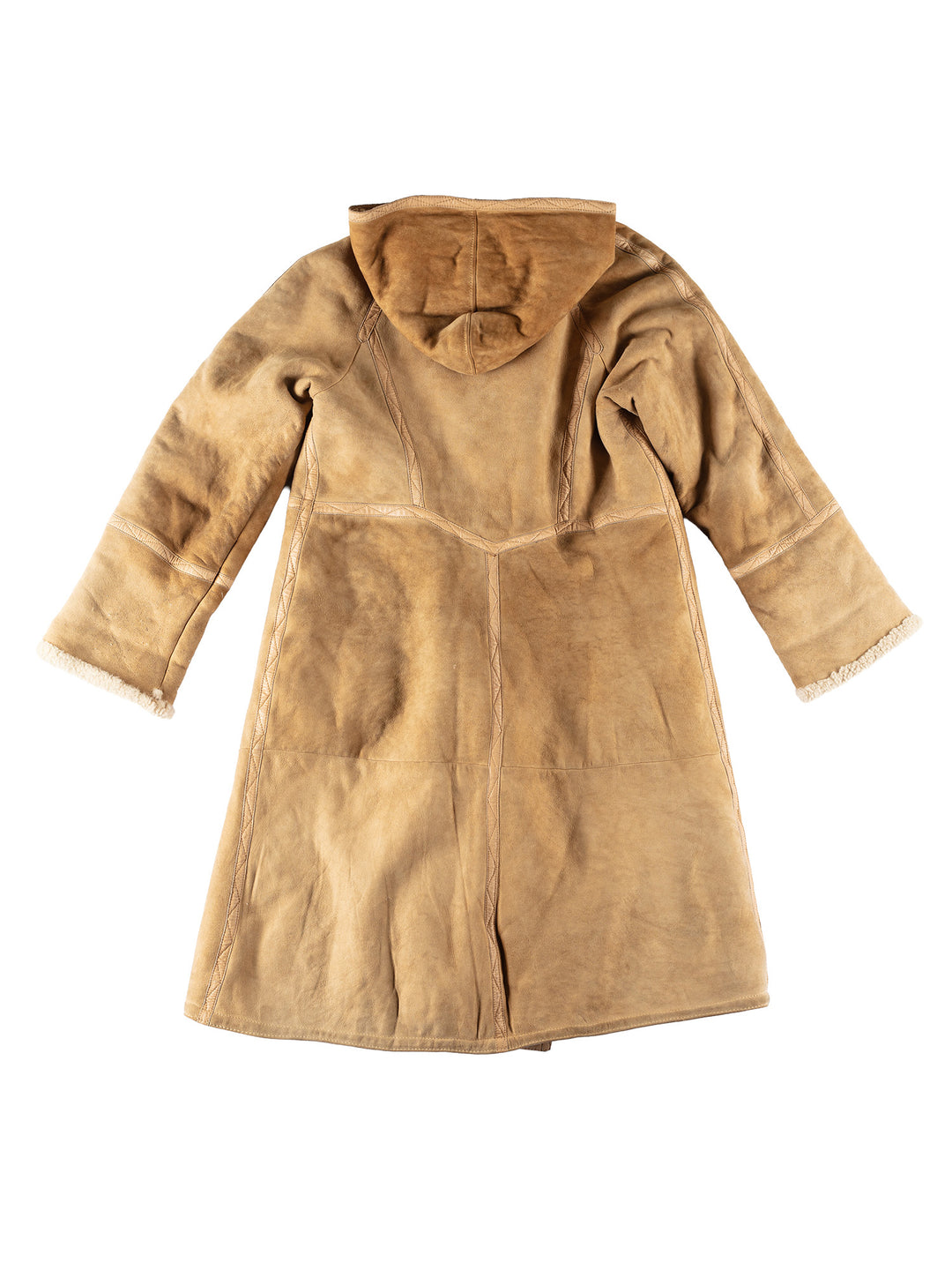 Vintage 70's Women Sheepskin Coat in BrownMN718