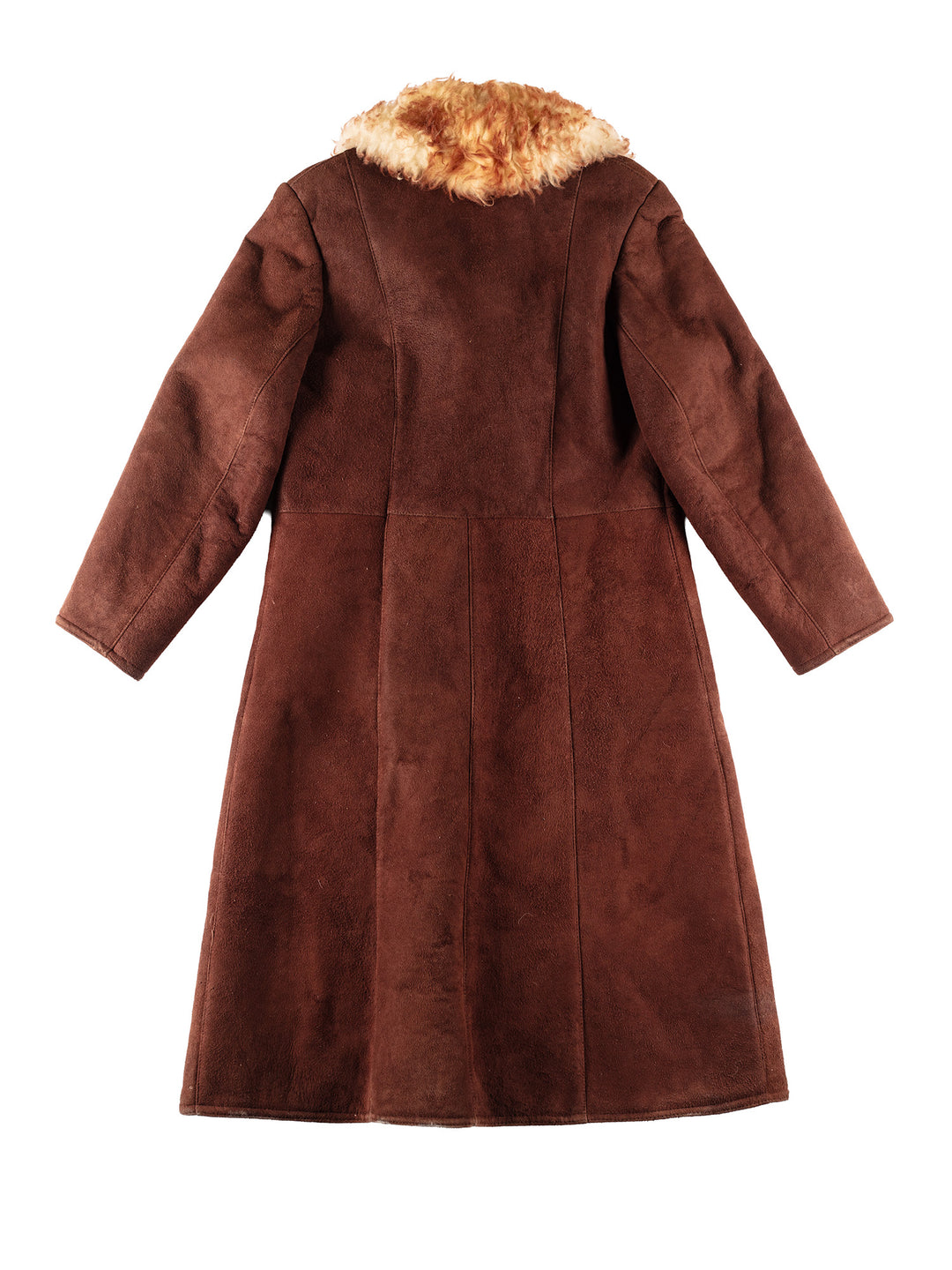 Vintage 70's Women Sheepskin Coat in BrownMN327