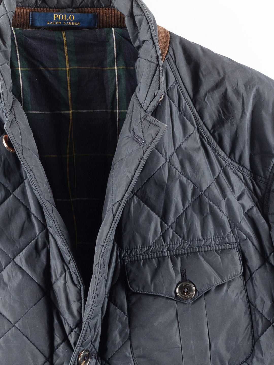 Vintage 00's Men Ralph Lauren Quilted Jacket in Blue