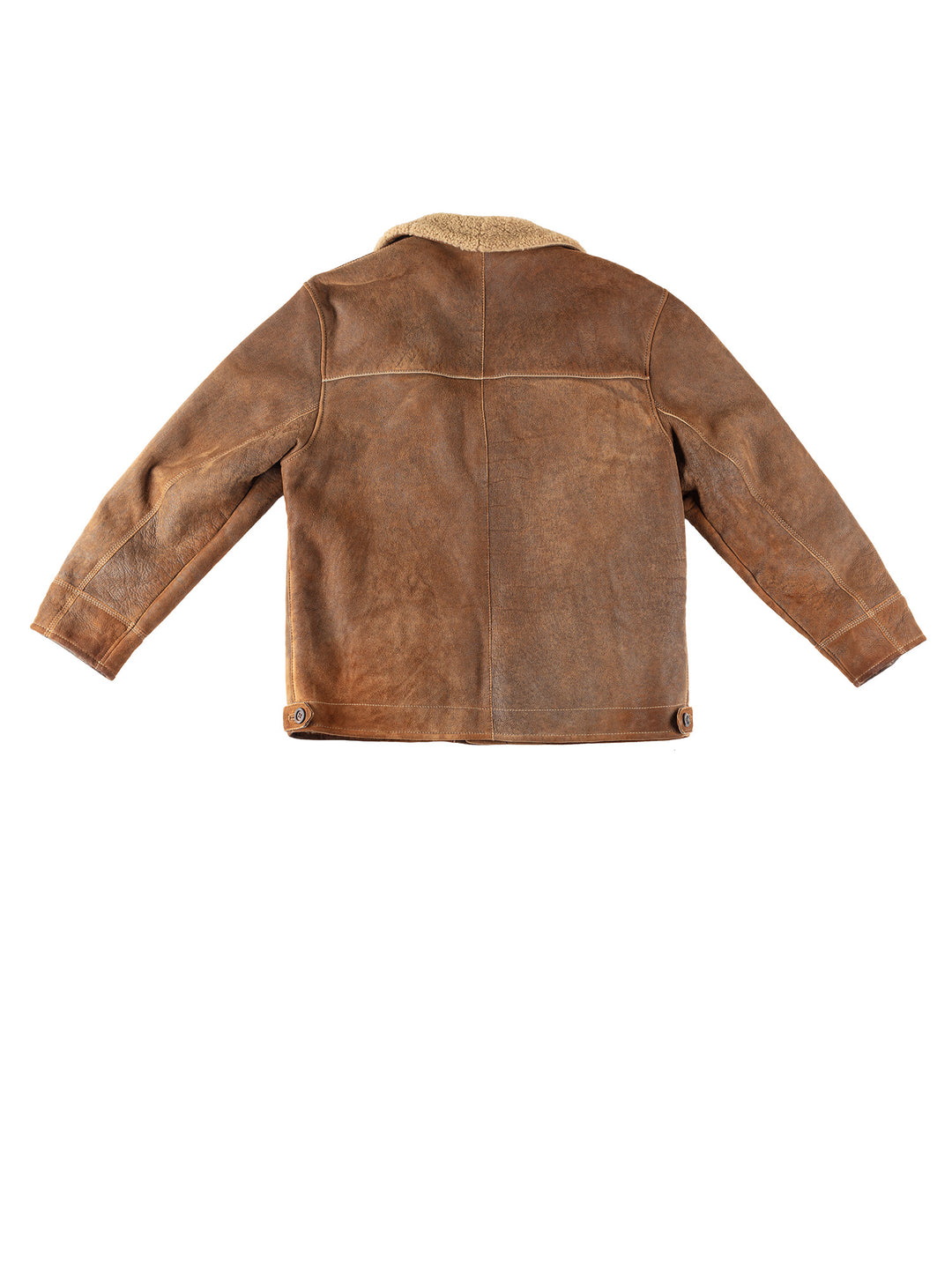 Vintage 90's Men Sheepskin Jacket in BrownVN278